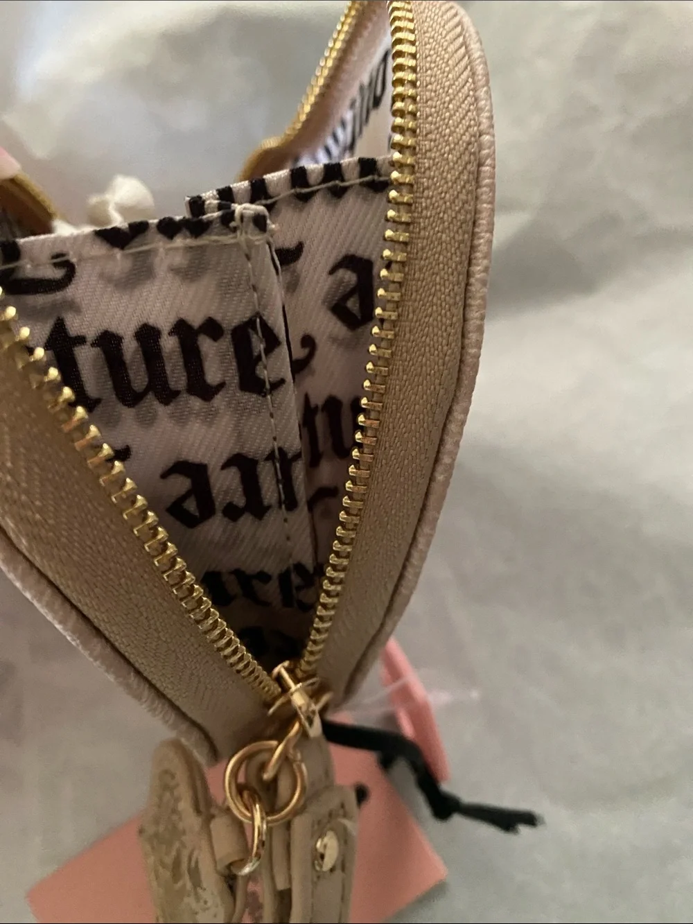 Juicy Couture Heart Wristlet